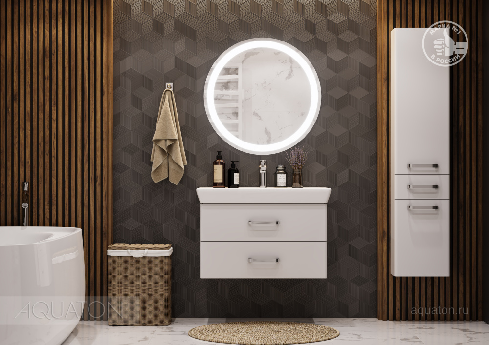 Фото Зеркало Aquaton Анелло 75 1A260702AK010