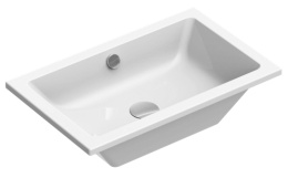 Фото Раковина GSI KUBE X 8953PCS11 встраиваемая сверху/снизу