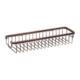 Omnires 8963AORB Полка-корзинка для душа UNI 36 см (античная медь)