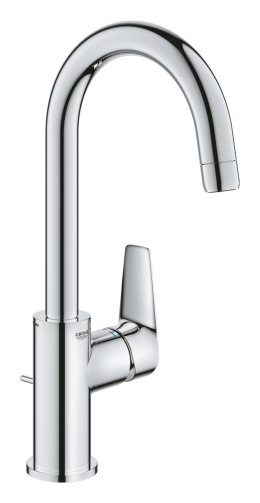 Смеситель для раковины GROHE Start Edge (24201001) QuickFix с донным клапаном, L-Size, хром