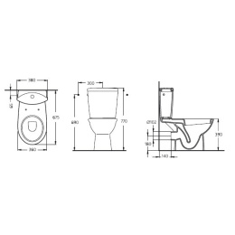 Напольный унитаз Ideal Standard Oceane W306601 крышка стандарт