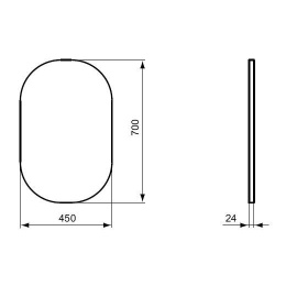 Зеркало T7824BH Ideal Standard SoftMood