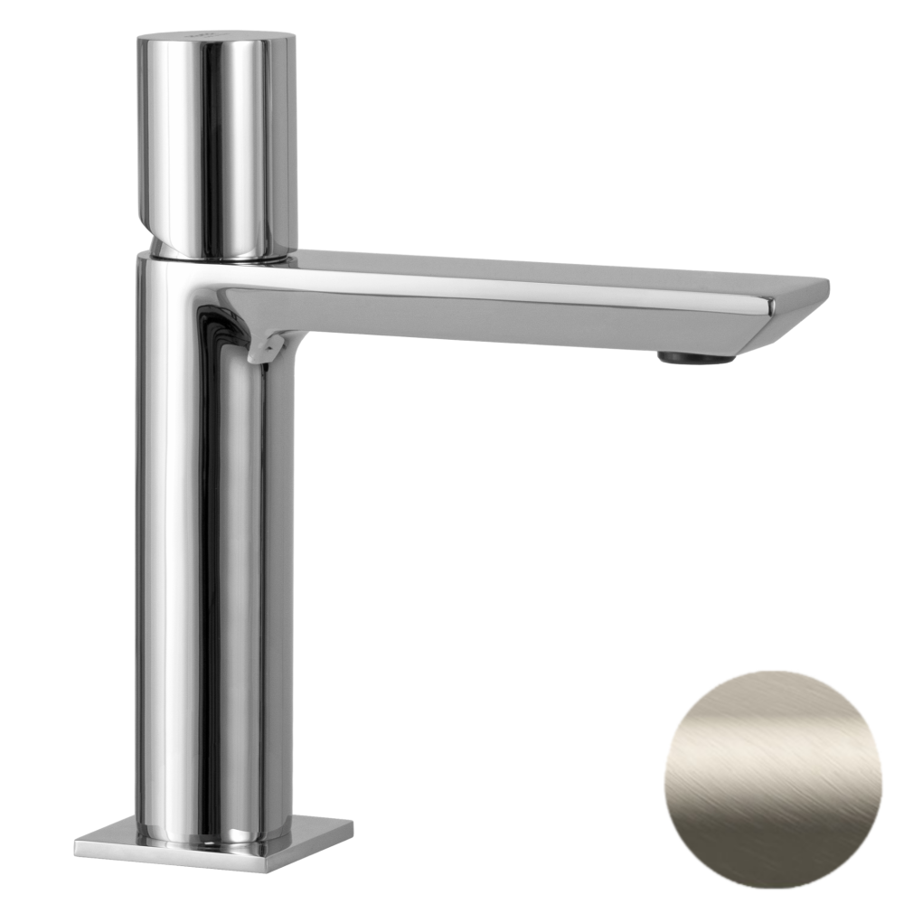 Фото Смеситель для раковины Remer Edge EG512XV, сталь