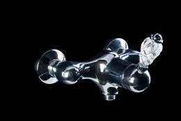 Фото Смеситель для душа Boheme Crystal (264-CRST) хром