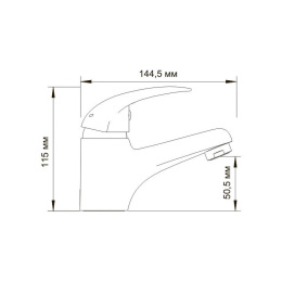 Смеситель для раковины WasserKRAFT ISEN 2603, хром