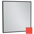 Зеркало Jacob Delafon Silhouette EB1423-S44, 60 х 60 см, лакированная рама алый сатин