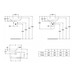 Ideal Standard Ventuno T409901 Полуколонна для раковины