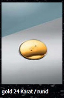 Сифон для поддона Huppe, 508055R89, цвет золото 24 карата