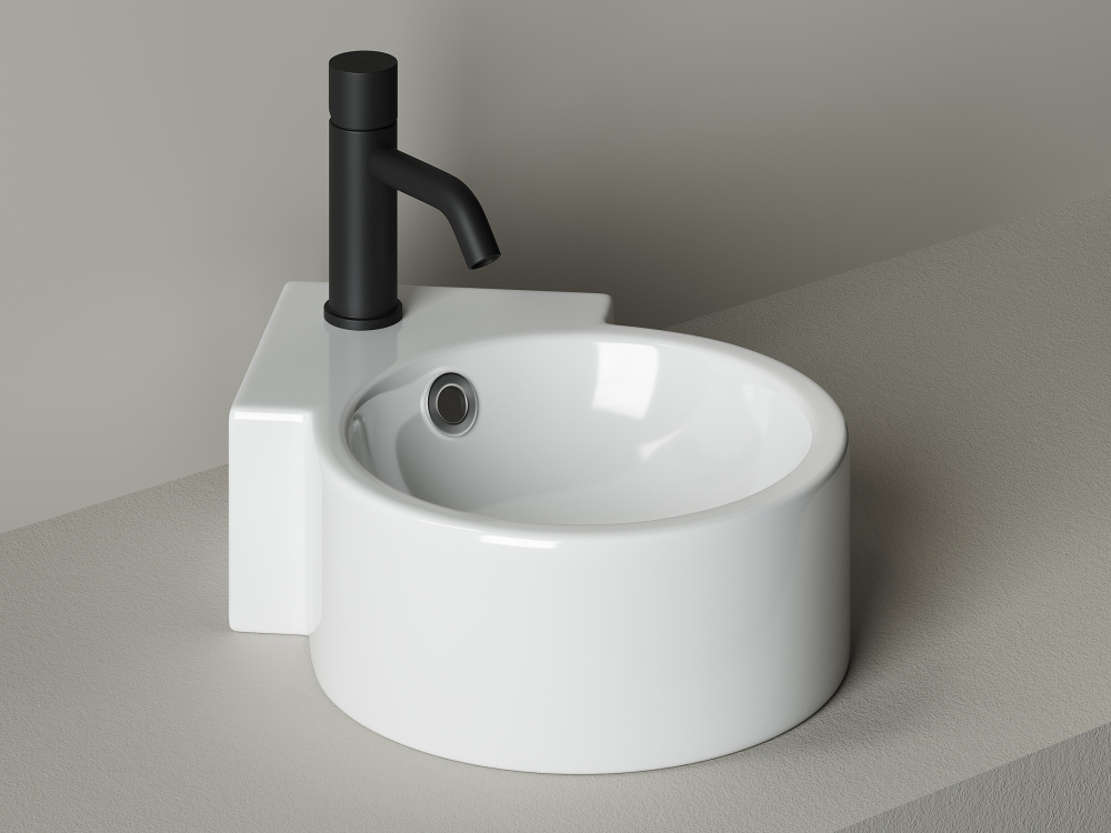 Фото Умывальник подвесной угловой Ceramica Nova Element CN5019