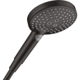 Ручной душ Hansgrohe Raindance Select S 26530670, 12 см, 3 режима, чёрный матовый