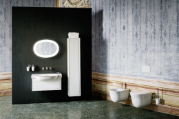 Раковина накладная Laufen The New Classic 8.1385.5.400.109.1 80 см, SaphirKeramik, без отверстия для