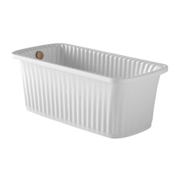 Фото Migliore Olivia 24361 Ванна 174x83хH66 см, панель белая, слив/перелив бронза