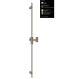 Штанга для душа Gessi Habito Bath-Shower 70044#727, латунь брашированная/шлифованная PVD(Brushed Bra