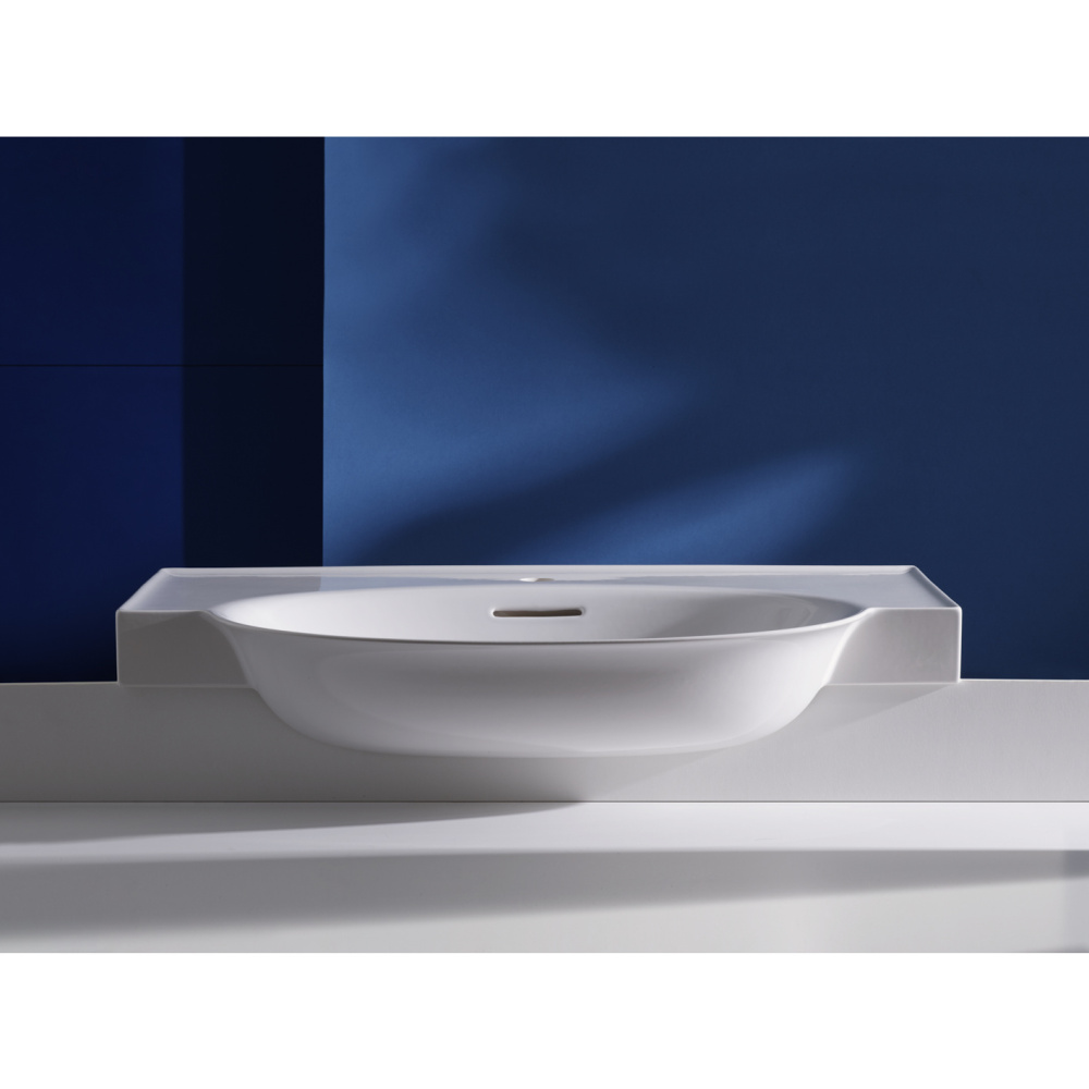 Раковина Laufen New Classic 8.1385.3.000.109.1 60 х 48 х 16.5 см, SaphirKeramik, без отверстия, белы