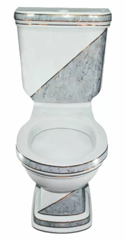 CREAVIT KLASIK KL310.001I0 Декор DIAG./GRI Чаша унитаза