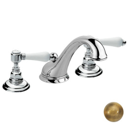 Фото Смеситель Nicolazzi P.M. Blanc 1408BZ78 для раковины на 3 отверстия, гальваническая бронза