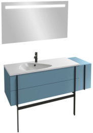 Тумба под раковину Jacob Delafon Nouvelle Vague 145 см, EB3038-M50, синий шторм мягкий