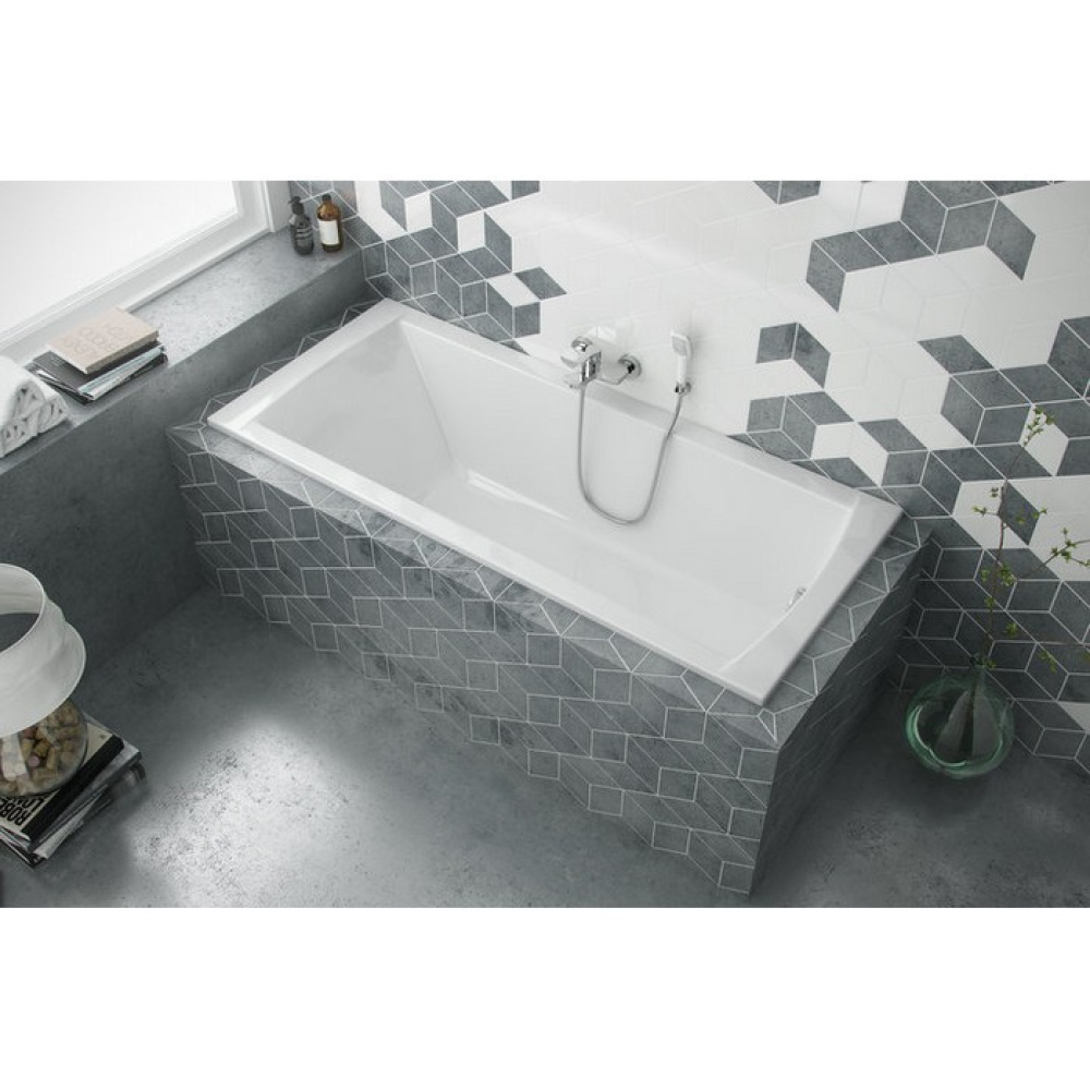 Акриловая ванна 160x70 Excellent (WAEX.AQU16WH), прямоугольная