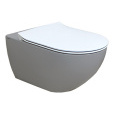 Унитаз подвесной Hatria Centrica (A0Y9DE07) безободковый, серый