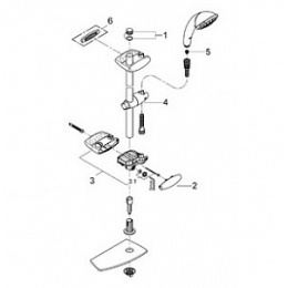 Душевой гарнитур Grohe Movario (28571000) хром