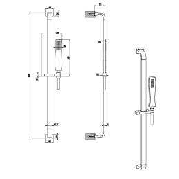 Фото Душевая стойка Gessi Mimi (31245#080) Золото