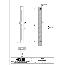 Штанга для душа Gessi Ispa (41145#031) хром