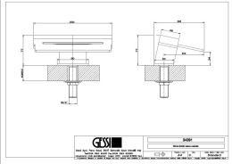 Фото Излив для ванны Gessi Cascata (34391#031) хром