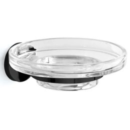 Фото Мыльница настенная, черный матовый Inda One A24110NE03