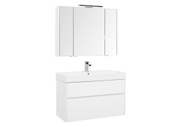 Фото Мебель для ванной Aquanet Бруклин 100 белый