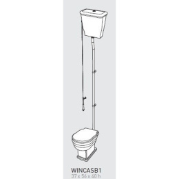 Cielo Windsor WINVAPB + WINCASB1 Унитаз с подвесным бачком (белый)