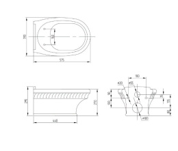 Фото Унитаз подвесной Migliore Gianeta 28213 белая керамика