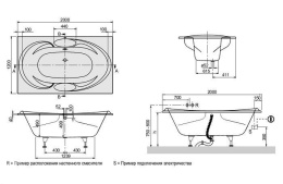 Фото Акриловая ванна 200x120 Villeroy&Boch (UBA200COL2V-01), прямоугольная