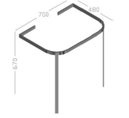 Фото Полотенцедержатель Hatria Daytime (Y0P801)