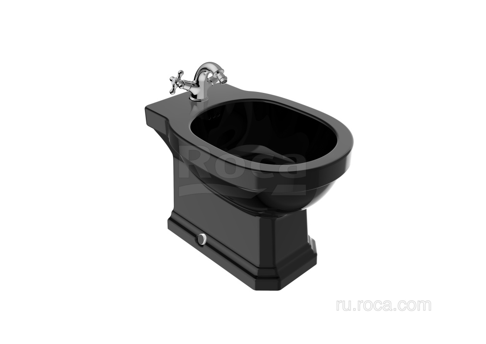 Фото Биде напольное Roca Carmen (3570A4560) черный