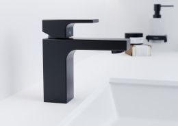 Фото Смеситель для раковины Hansgrohe Vernis Shape (71569670) чёрный матовый
