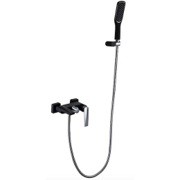 Фото Смеситель для ванны Boheme Venturo (373-B) черный, хром