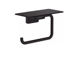 Фото Держатель туалетной бумаги Hansgrohe AddStoris (41772670) черный, матовый