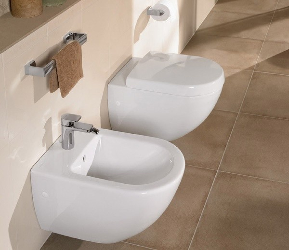 Биде подвесное 7400 00 01 VILLEROY&BOCH SUBWAY