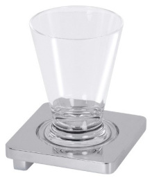 Стакан Villeroy&Boch (Dornbracht) LaFleur 83 400 955 00 подвесной, стекло/хром