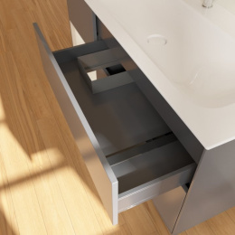 Villeroy Boch Finion F060GJGK Тумба под раковину 1196х498 мм (light grey matt/anthracite matt)