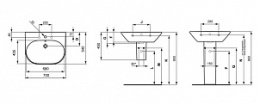 Ideal Standard Tonic K069001 (70 см)