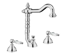 Фото Смеситель для раковины Webert Alexandra AL750202 Хром/кристаллы Swarovski