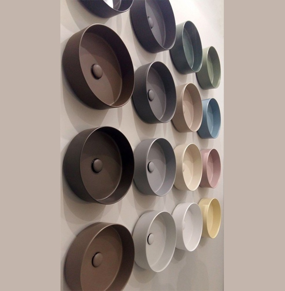Ceramica CIELO Shui Comfort SHCOLAT40 FN - Раковина накладная Ø 40 см Fango