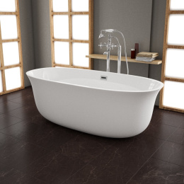 Фото Акриловая ванна 166x75 Grossman (GR-1201) отдельностоящая