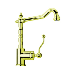 Фото Смеситель для раковины Paini Duomo 88OP250 золото