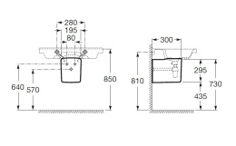 Фото Полупьедестал Roca Dama (337781000) белый