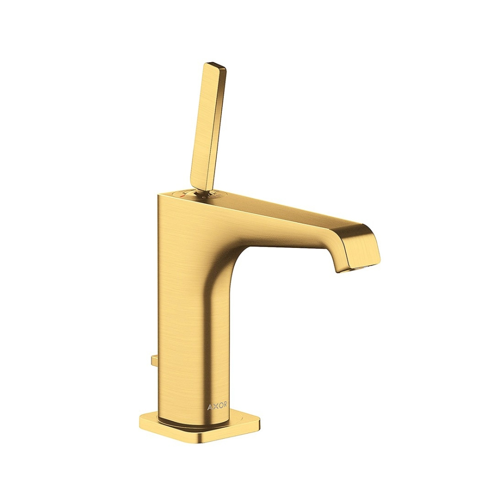 Фото AXOR Citterio E 36100250 - Смеситель для раковины ComfortZone 130 (золото - шлифованное)