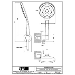 Душевой гарнитур Gessi Minimali Tondo (14323#031)