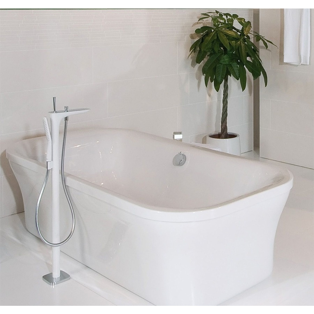 Смеситель для ванны Hansgrohe PuraVida (15473400) хром, белый