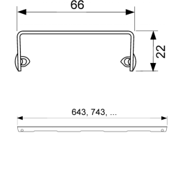 TECEdrainlinе Решетка 800 мм, нерж. сталь, полированная